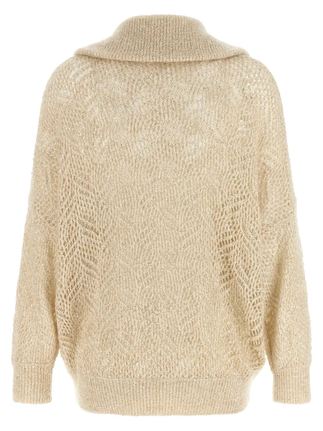 Brunello Cucinelli Beige Polyamide Cardigan