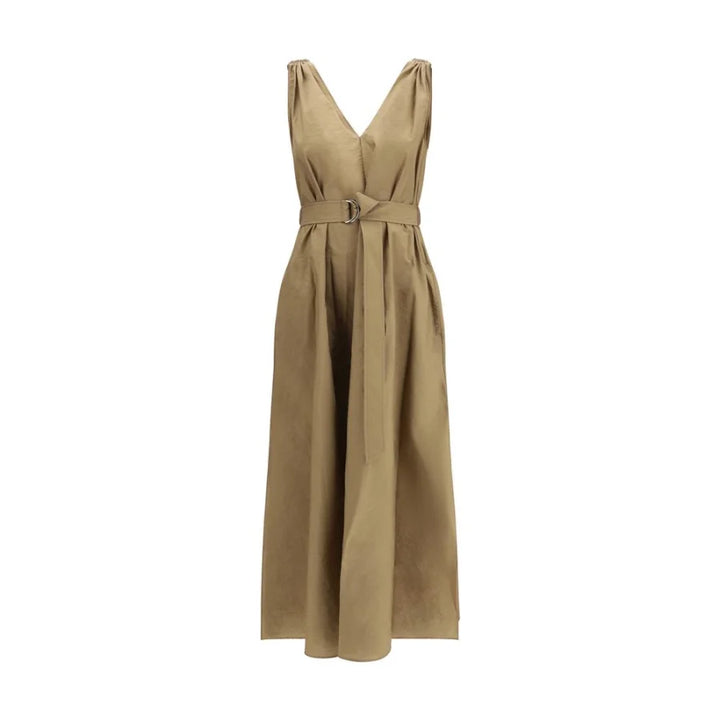Brunello Cucinelli Beige Polyamide Casual Dress