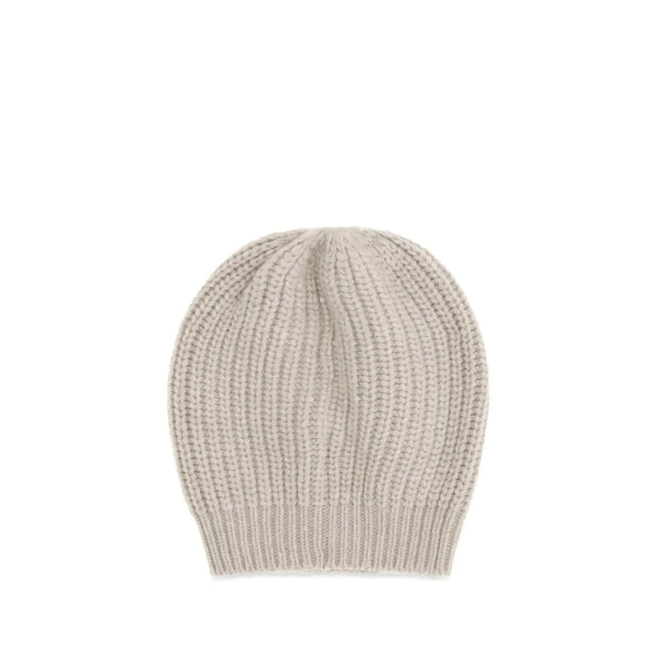 Brunello Cucinelli Beige Silk Beanie