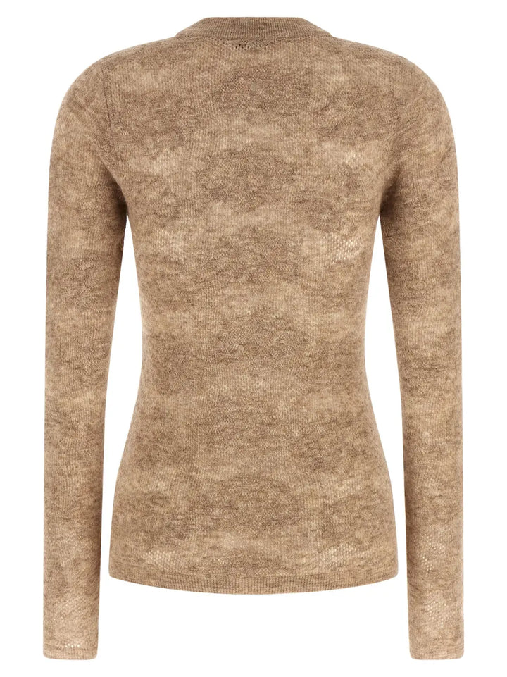 Brunello Cucinelli Beige Silk Cardigan
