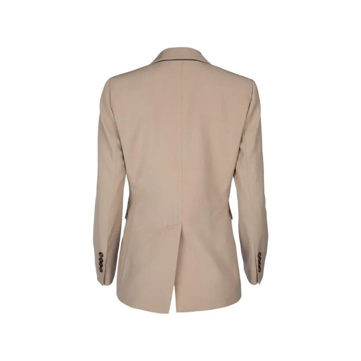 Brunello Cucinelli Beige Virgin Wool Coat