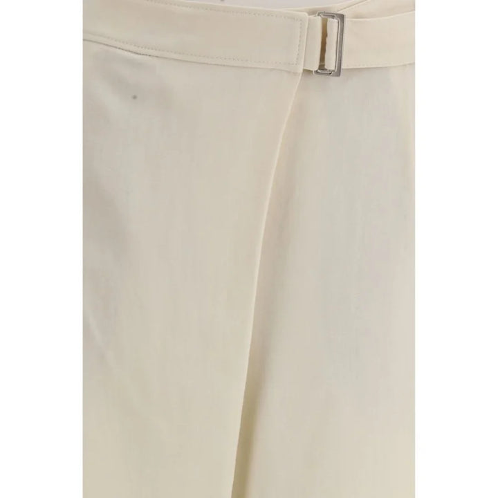Brunello Cucinelli Beige Viscose Casual Pants