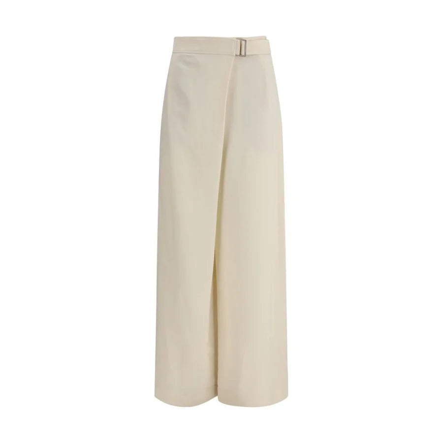 Brunello Cucinelli Beige Viscose Casual Pants