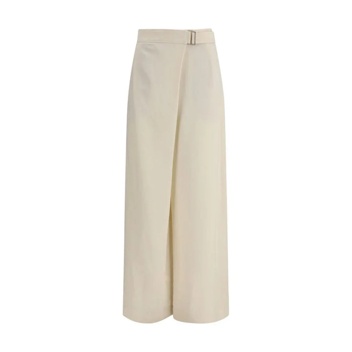 Brunello Cucinelli Beige Viscose Casual Pants