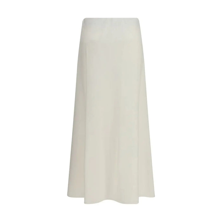 Brunello Cucinelli Beige Wool Oves Aries Midi Skirt