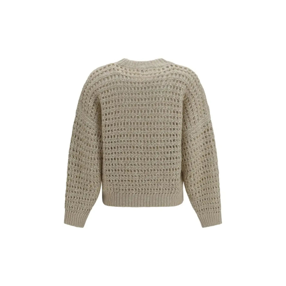 Brunello Cucinelli Beige Wool Oves Aries Sweatshirt