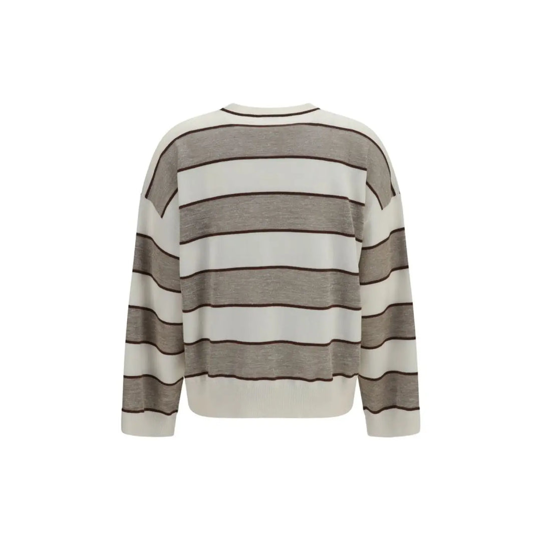 Brunello Cucinelli Beige Wool Oves Aries Sweatshirt