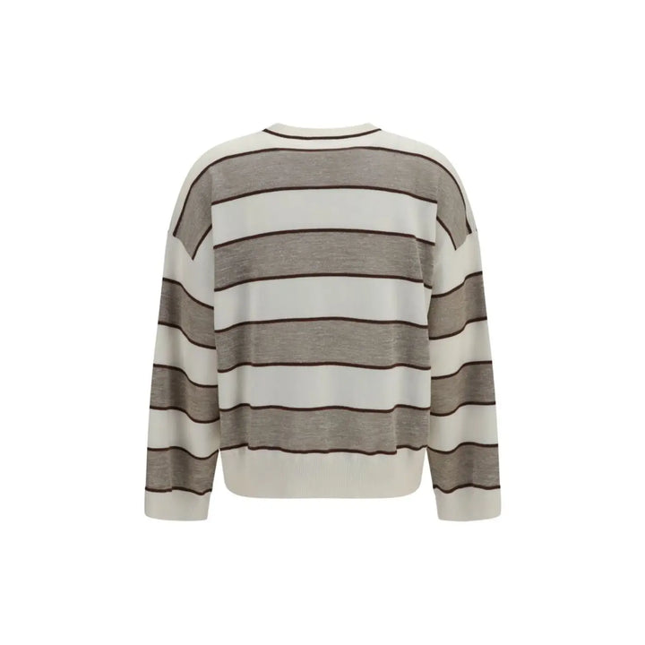 Brunello Cucinelli Beige Wool Oves Aries Sweatshirt