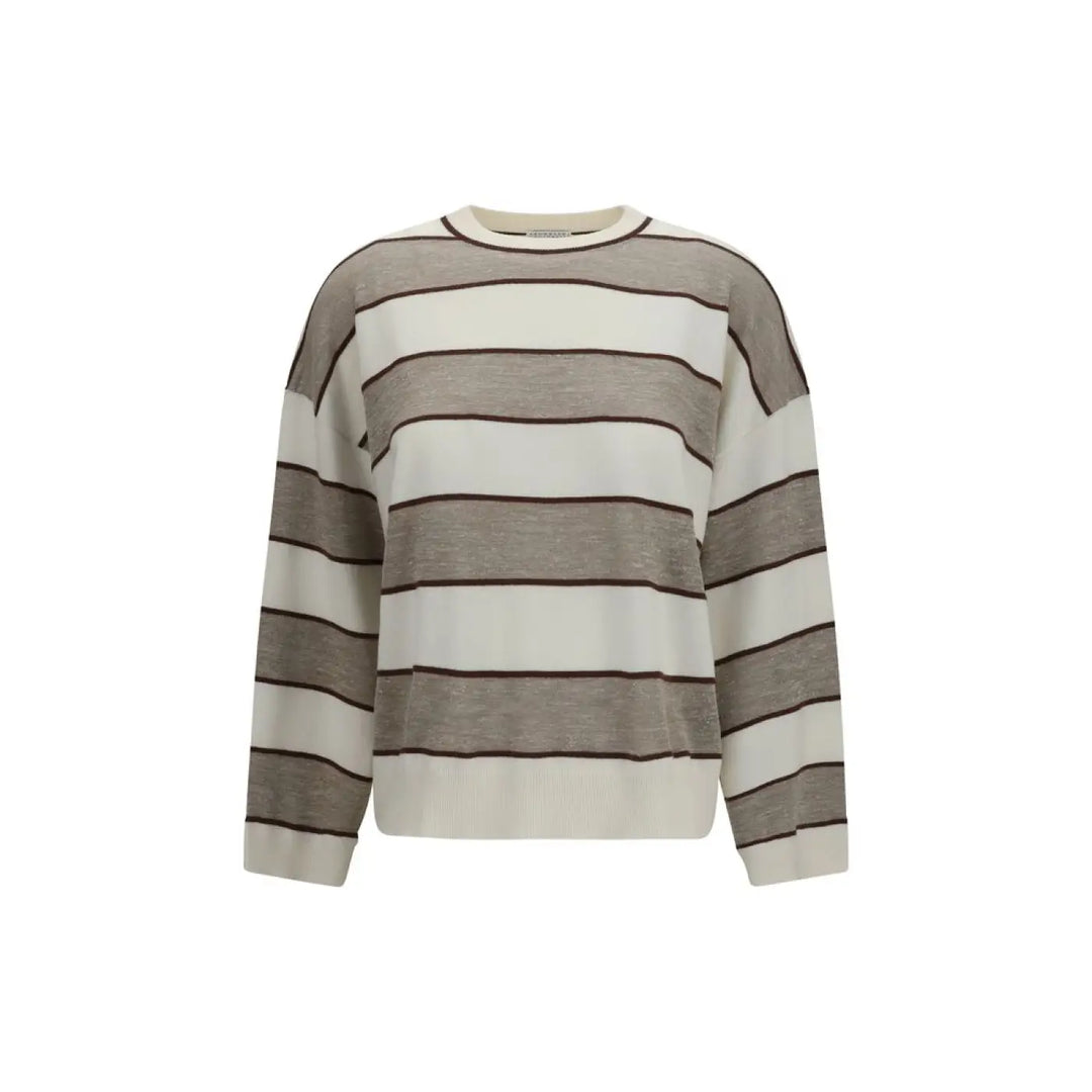 Brunello Cucinelli Beige Wool Oves Aries Sweatshirt