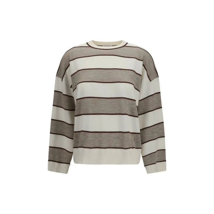 Brunello Cucinelli Beige Wool Oves Aries Sweatshirt