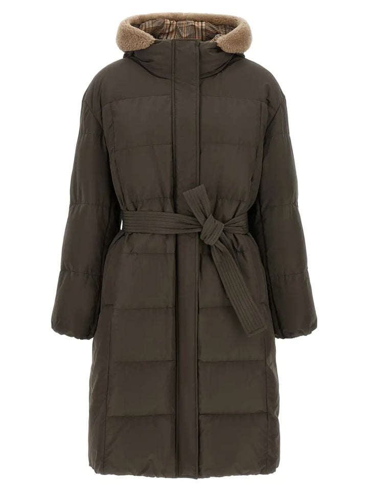 Brunello Cucinelli Bicolor Cotton Coat