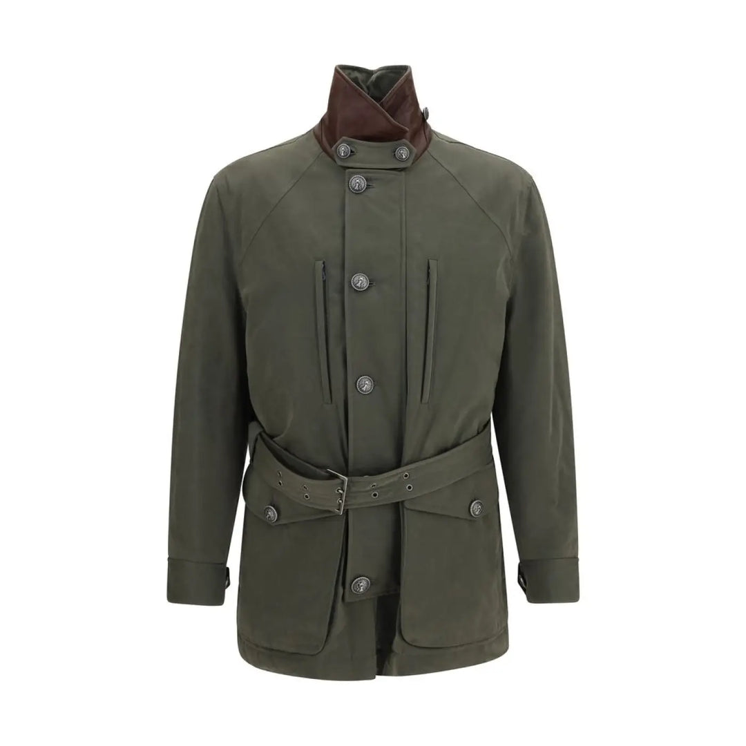 Brunello Cucinelli Bicolor Cotton Full-length Jacket