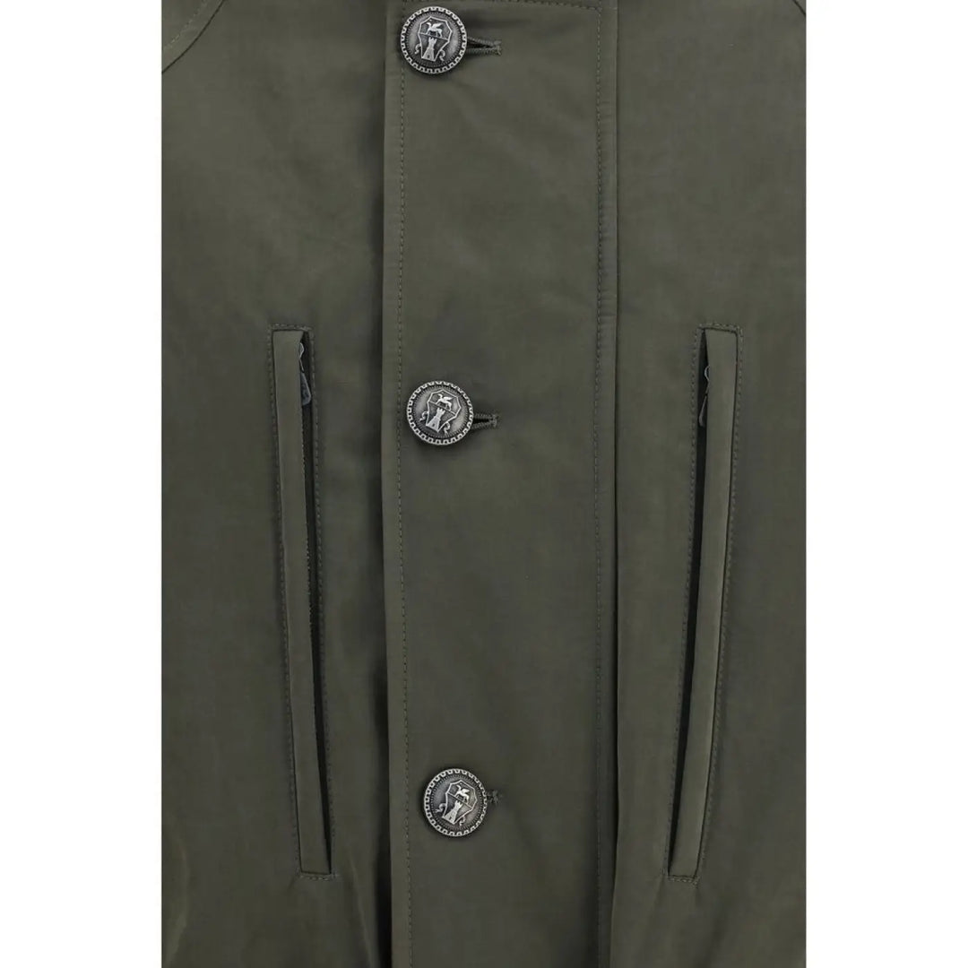 Brunello Cucinelli Bicolor Cotton Full-length Jacket