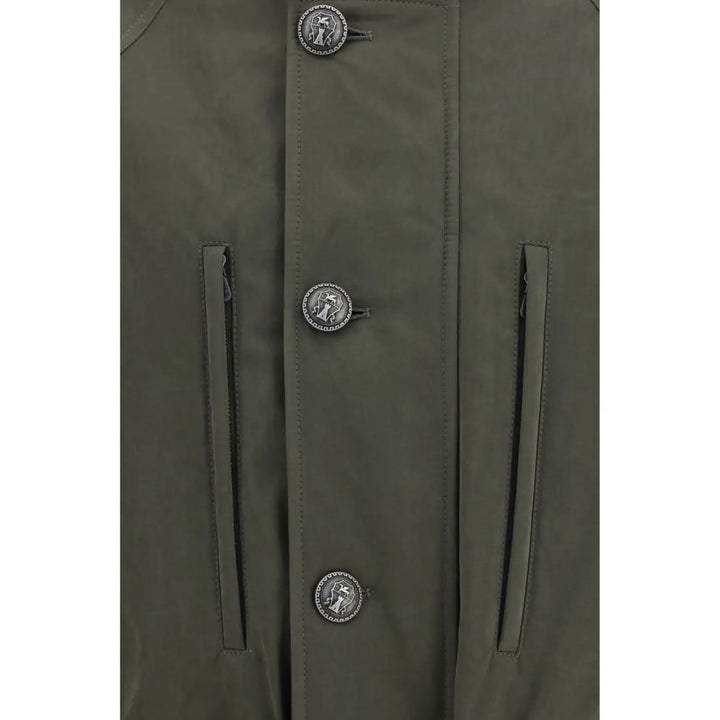 Brunello Cucinelli Bicolor Cotton Full-length Jacket