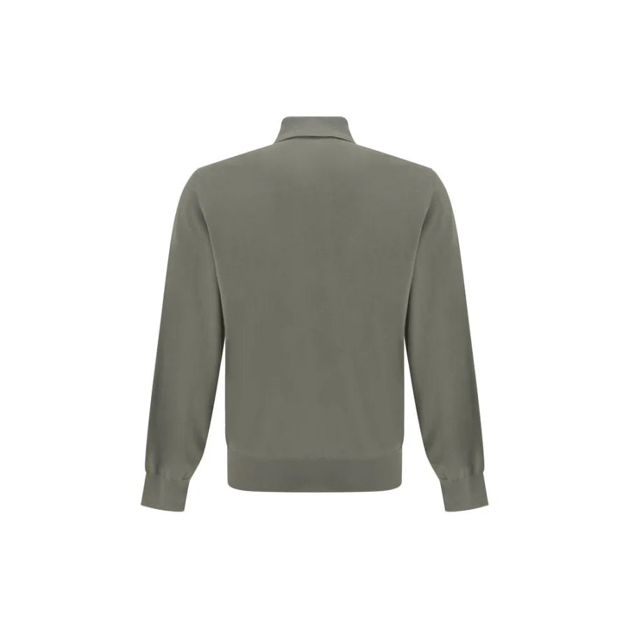 Brunello Cucinelli Bicolor Cotton Shortsleeve Shirt