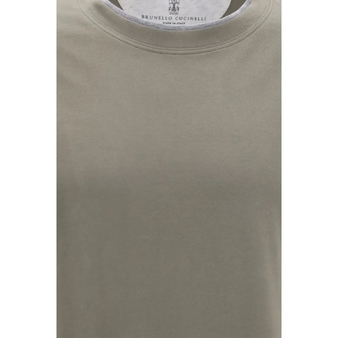 Brunello Cucinelli Bicolor Cotton T-shirt