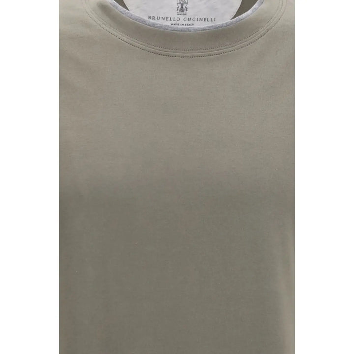 Brunello Cucinelli Bicolor Cotton T-shirt