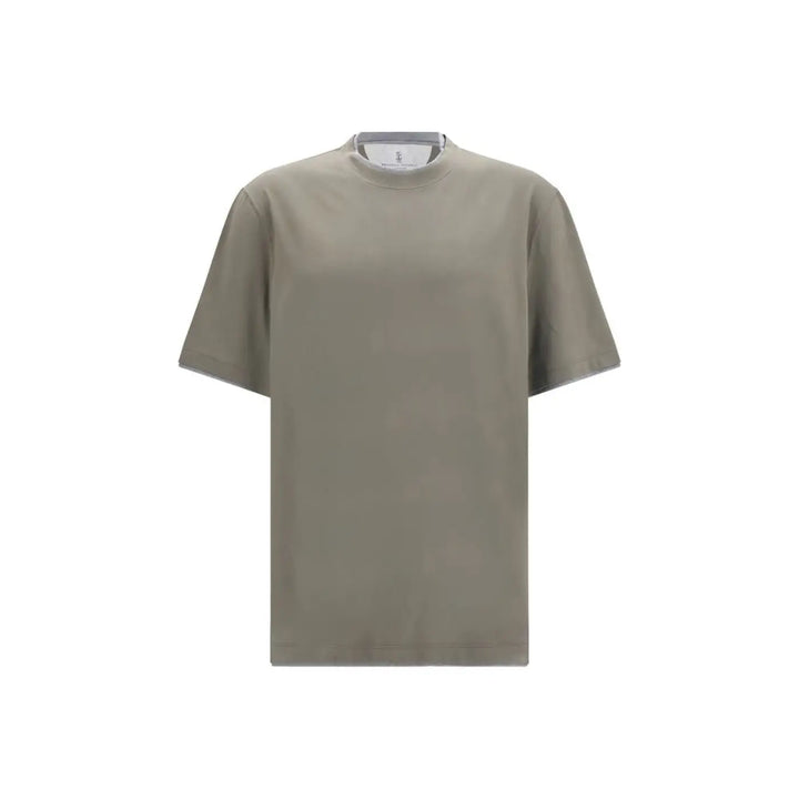 Brunello Cucinelli Bicolor Cotton T-shirt