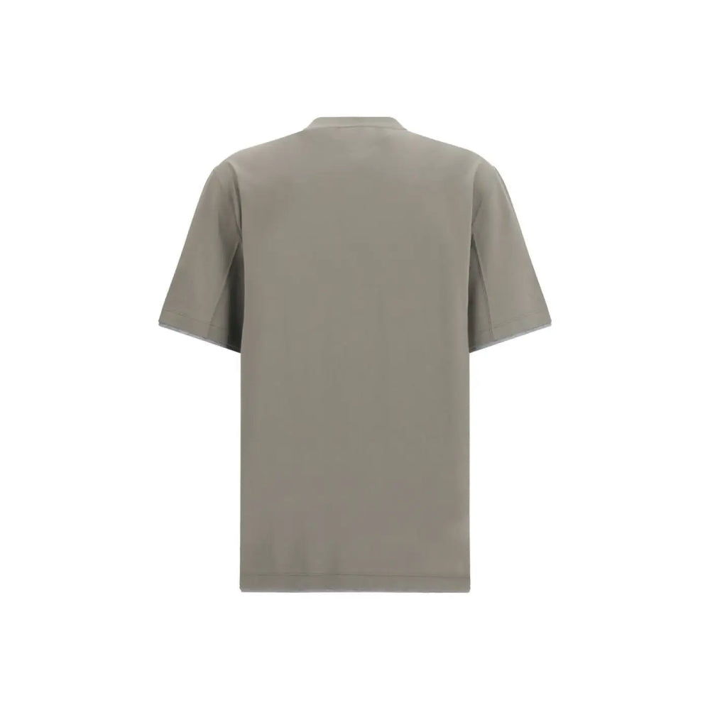 Brunello Cucinelli Bicolor Cotton T-shirt