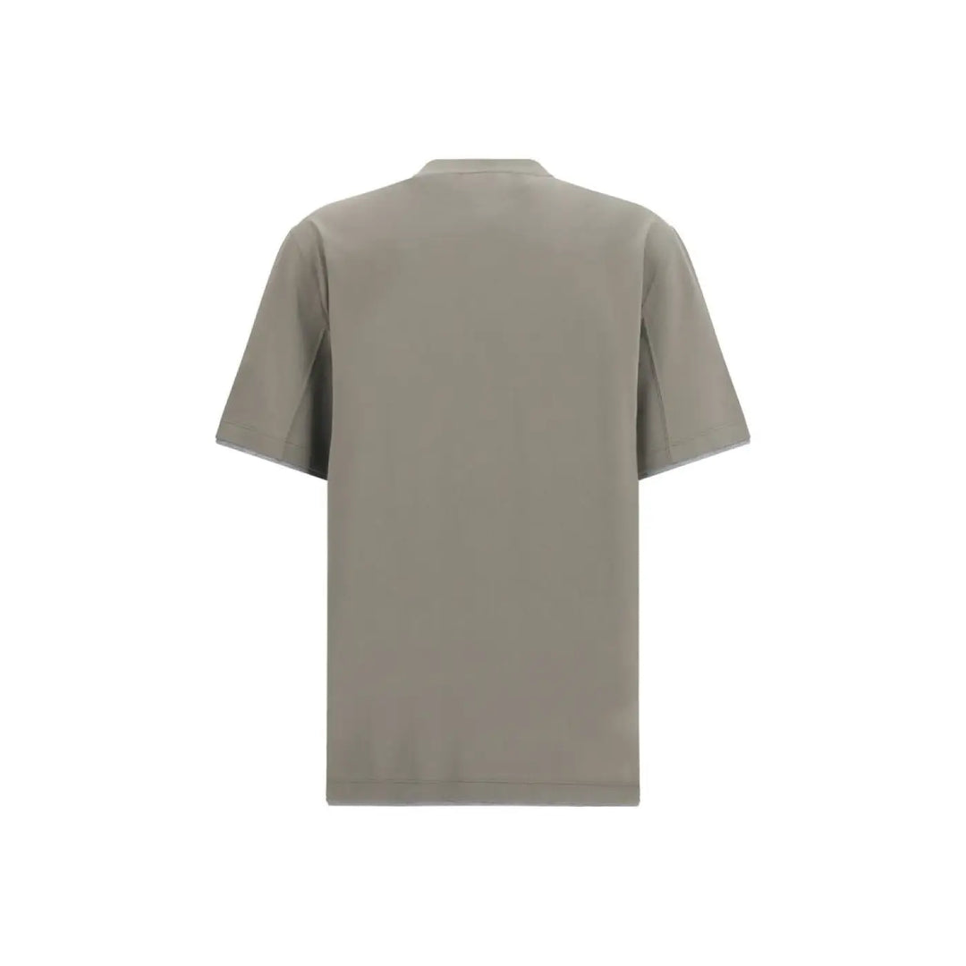 Brunello Cucinelli Bicolor Cotton T-shirt