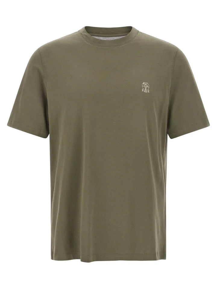 Brunello Cucinelli Bicolor Cotton T-shirt