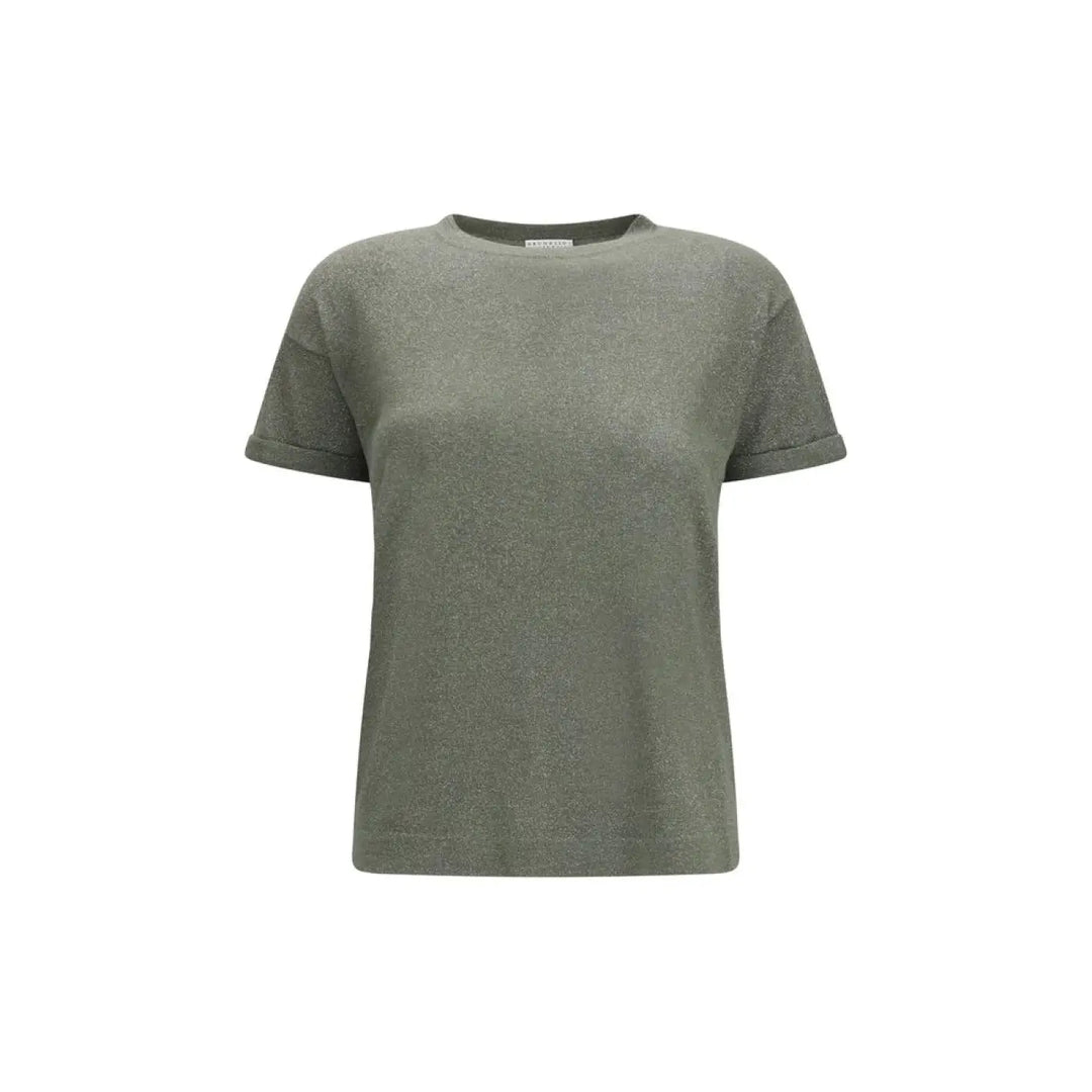 Brunello Cucinelli Bicolor Nylon T-shirt