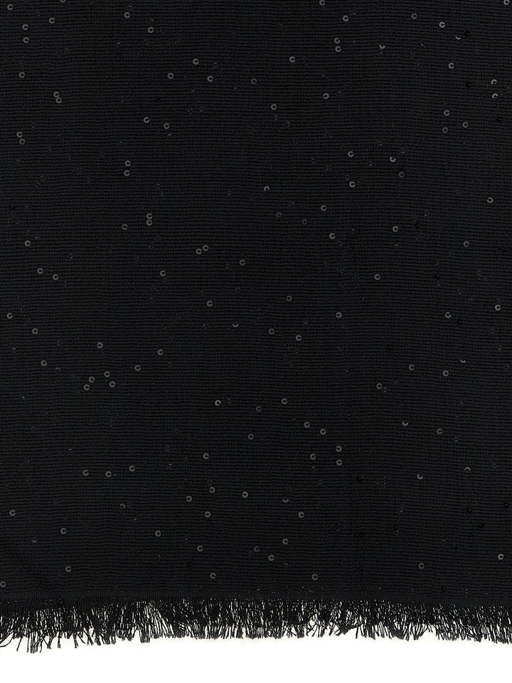 Brunello Cucinelli Black Cashmere Scarf