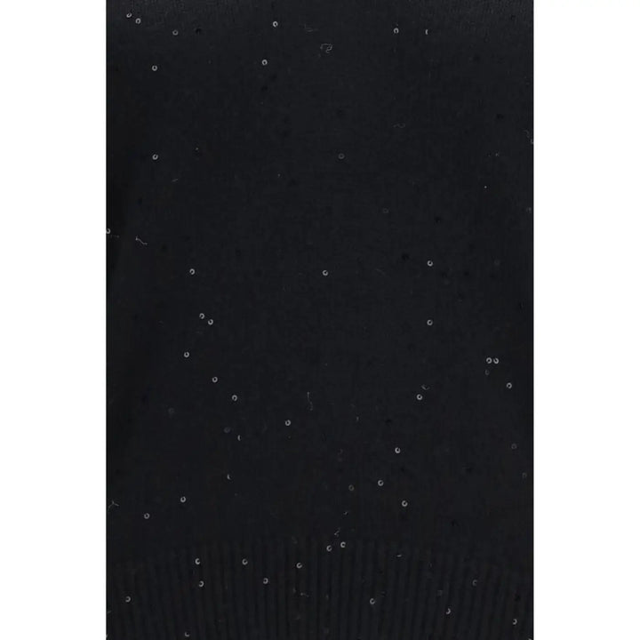 Brunello Cucinelli Black Cashmere Sweater