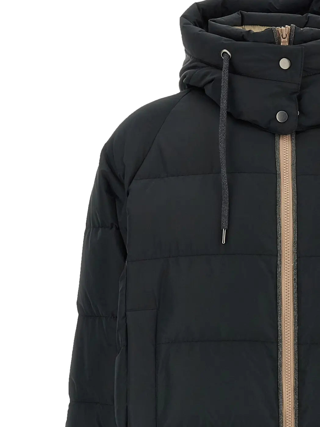 Brunello Cucinelli Black Cotton Full-length Jacket
