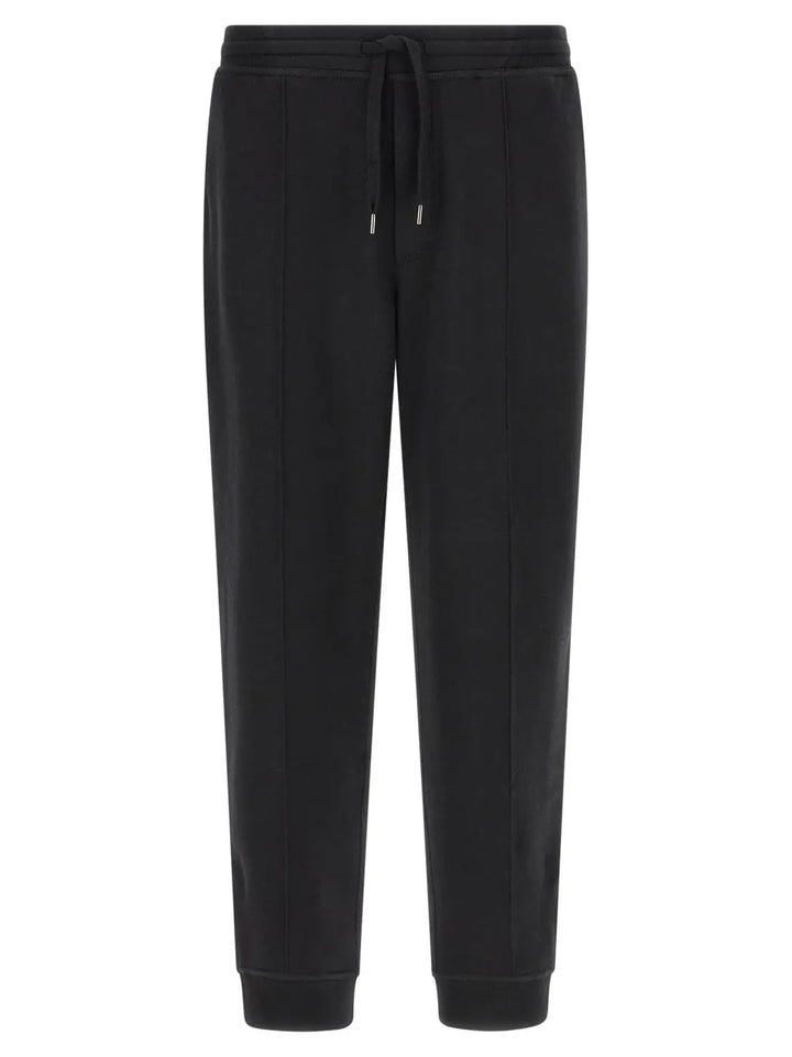 Brunello Cucinelli Black Cotton Joggers (workout Pants)