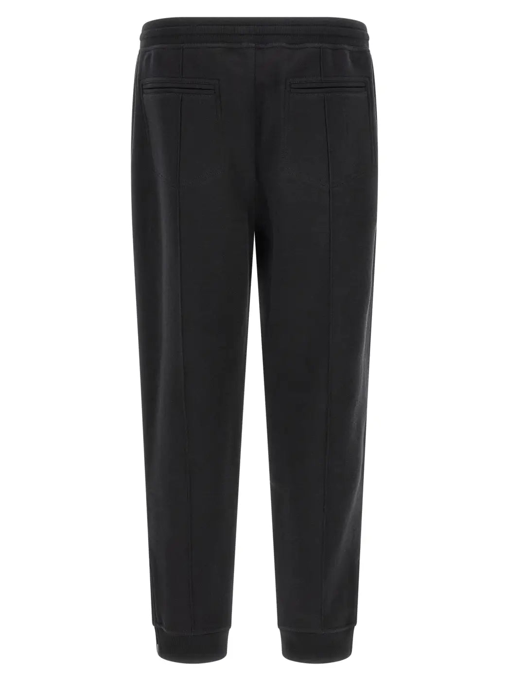 Brunello Cucinelli Black Cotton Joggers (workout Pants)
