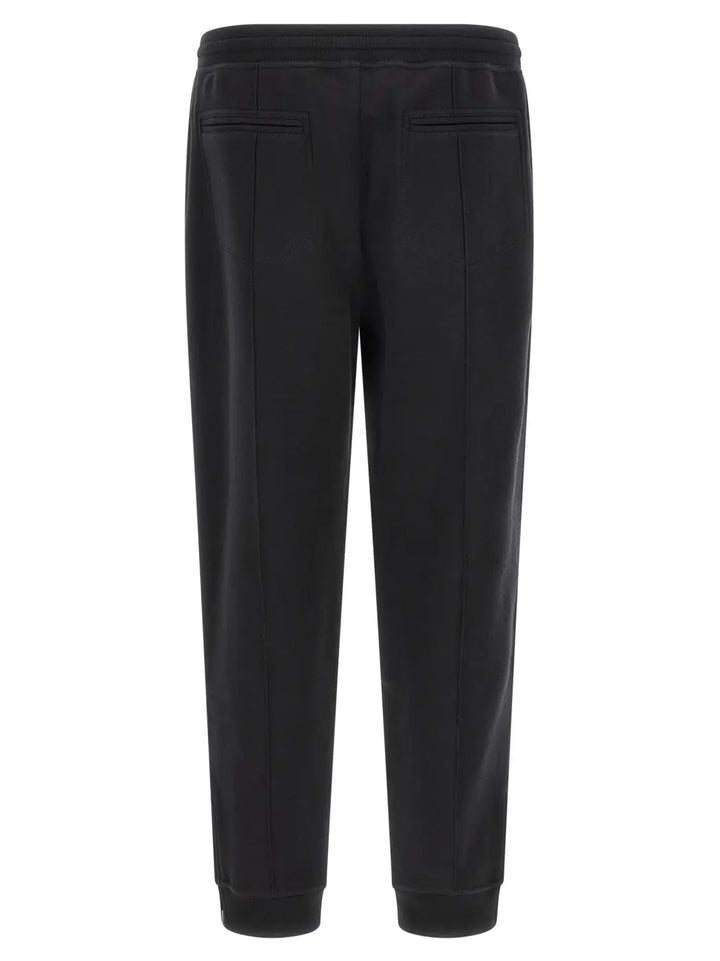 Brunello Cucinelli Black Cotton Joggers (workout Pants)