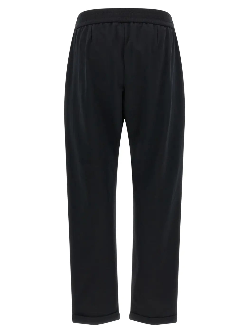 Brunello Cucinelli Black Cotton Joggers (workout Pants)