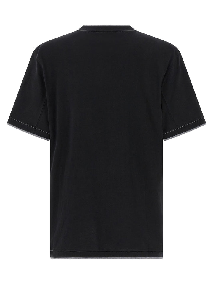 Brunello Cucinelli Black Cotton T-shirt