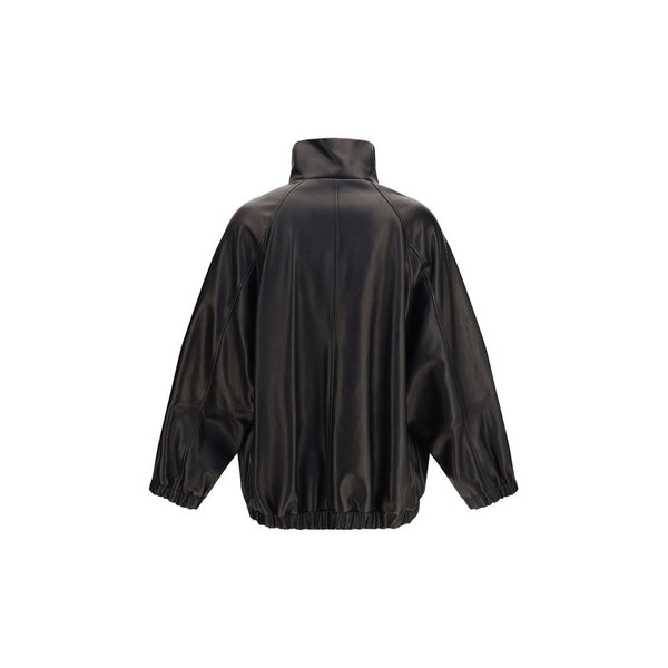 Brunello Cucinelli Sport Jackets - Black Lamb Ovis Aries Leather Jacket