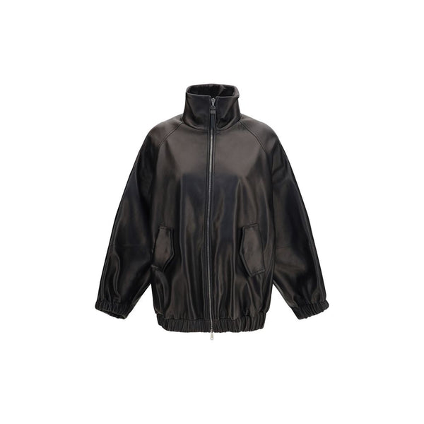 Brunello Cucinelli Sport Jackets - Black Lamb Ovis Aries Leather Jacket
