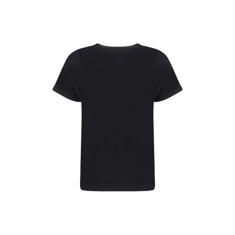 Brunello Cucinelli Black Nylon T-Shirt