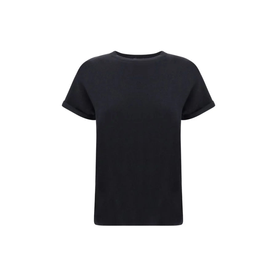 Brunello Cucinelli Black Nylon T-Shirt