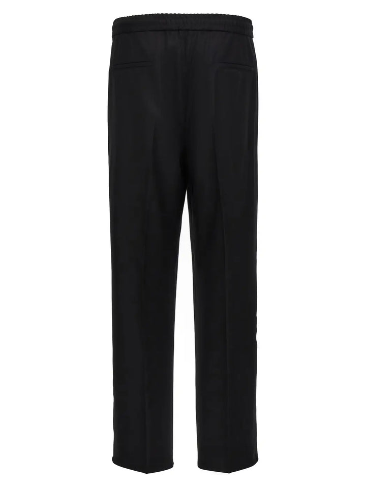 Brunello Cucinelli Black Wool Casual Pants