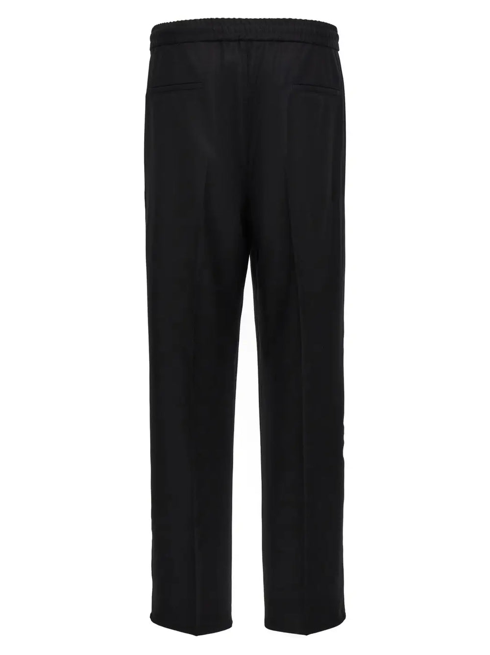 Brunello Cucinelli Black Wool Casual Pants