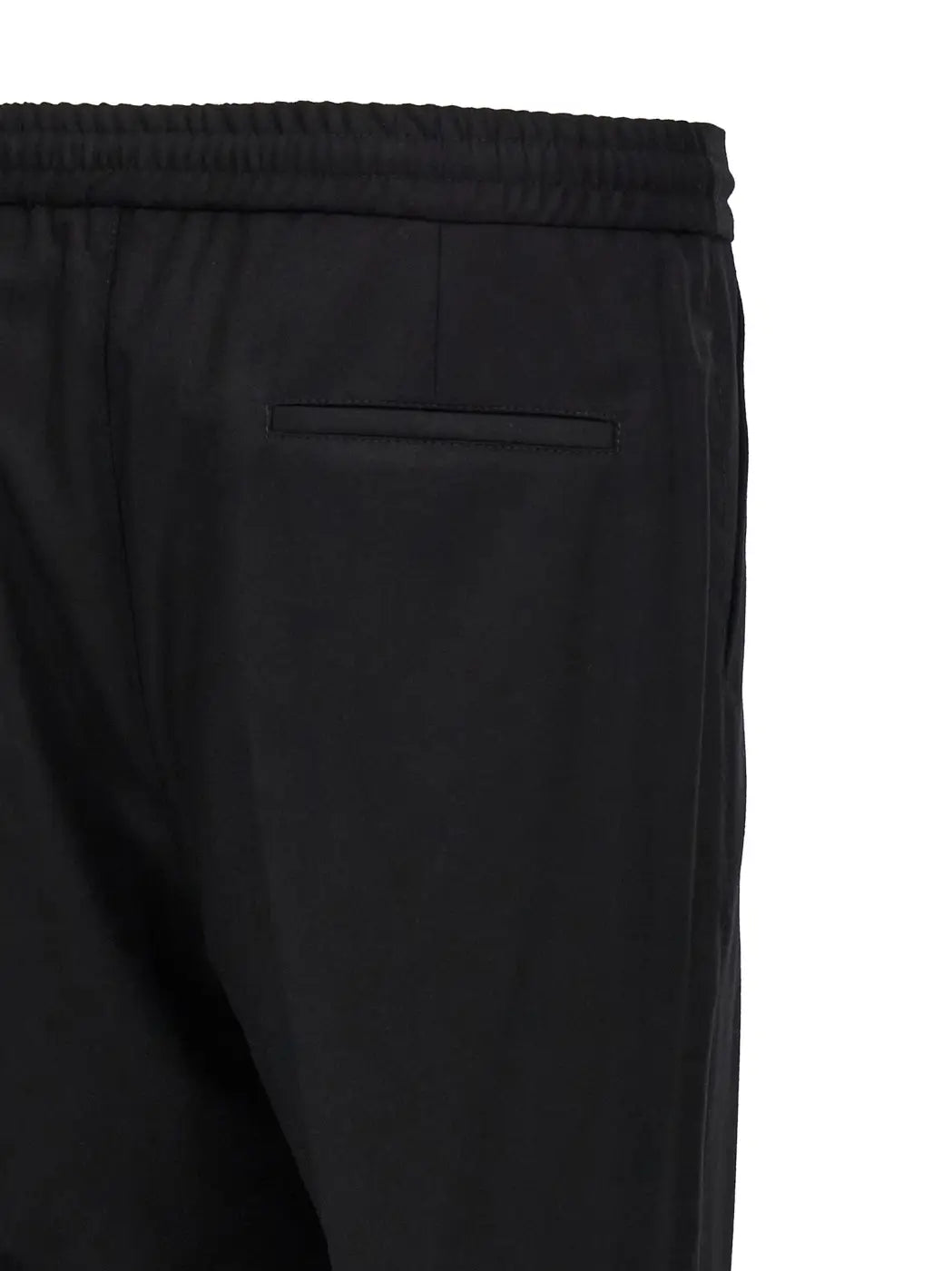 Brunello Cucinelli Black Wool Casual Pants
