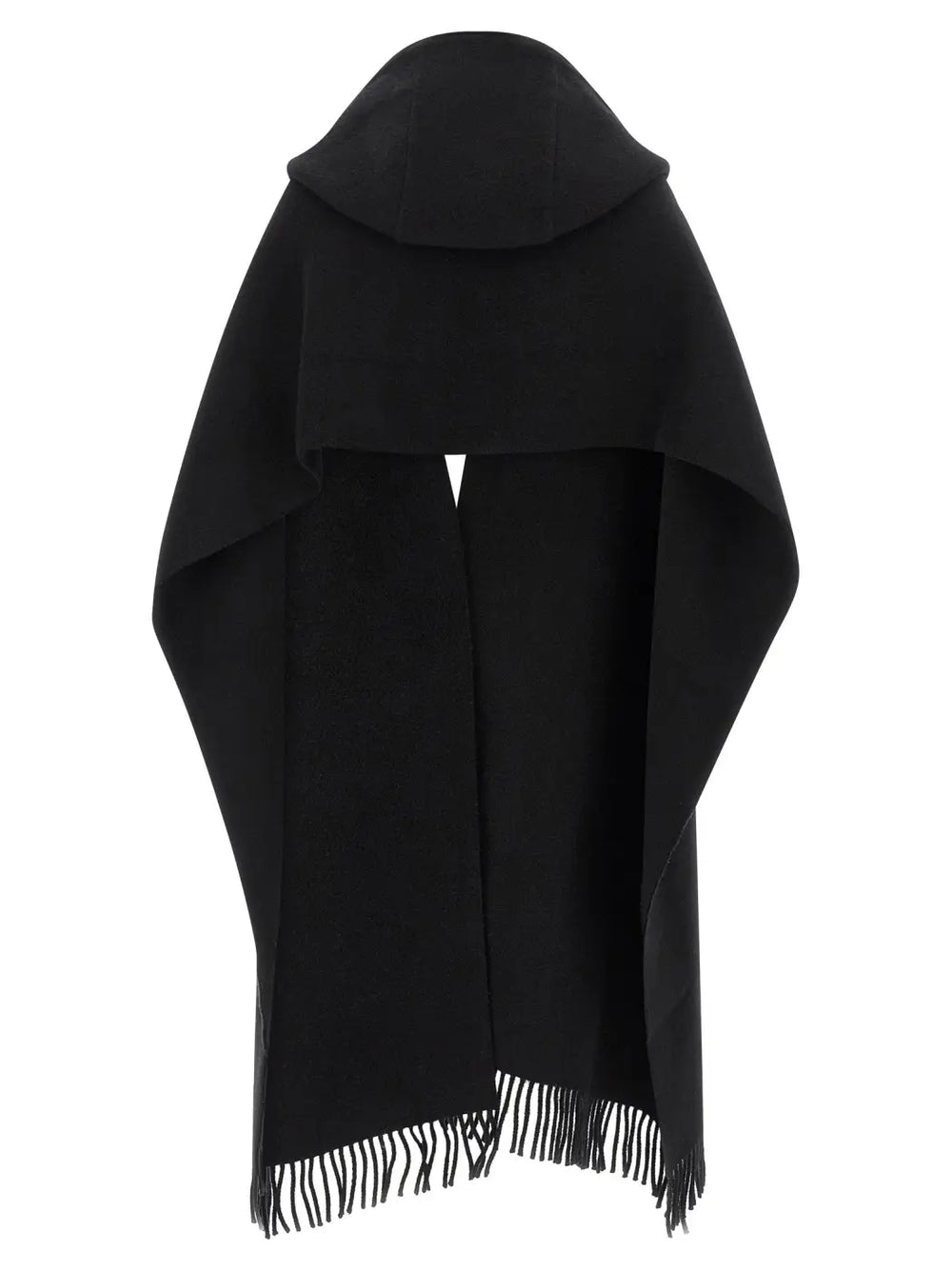 Brunello Cucinelli Black Wool Scarf