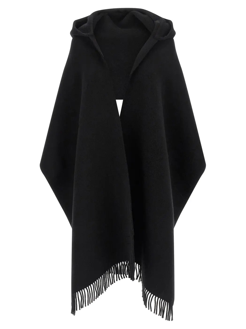 Brunello Cucinelli Black Wool Scarf