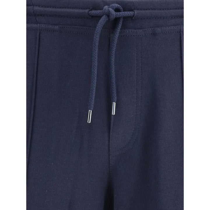 Brunello Cucinelli Blue Cashmere Athletic Pants