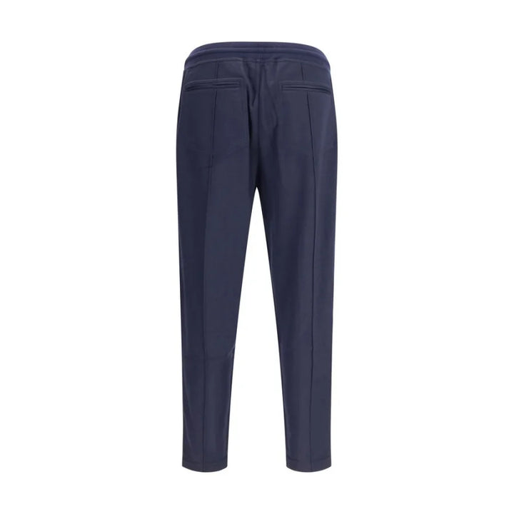 Brunello Cucinelli Blue Cashmere Athletic Pants