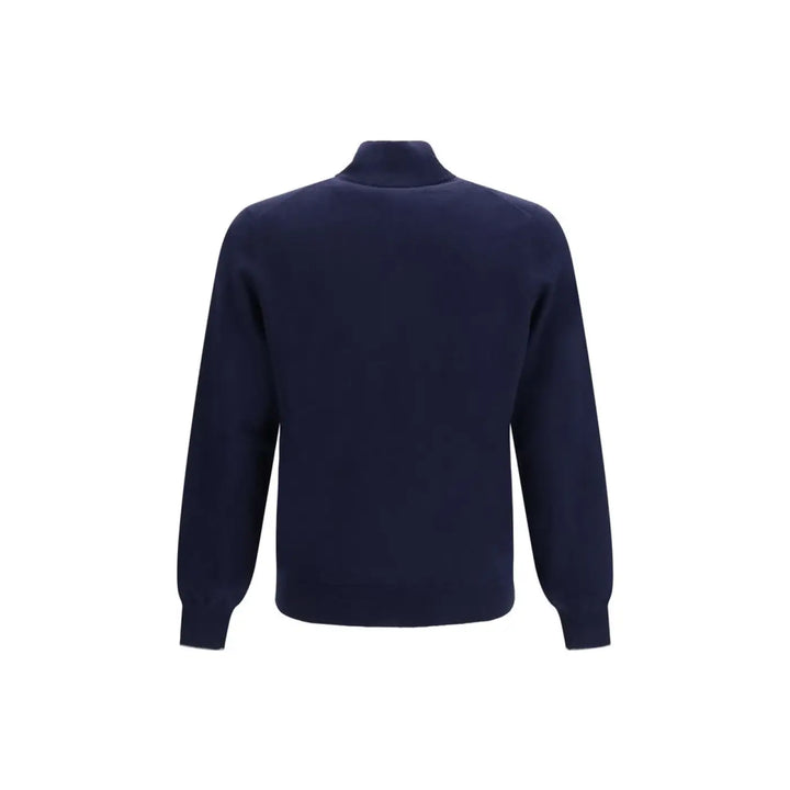 Brunello Cucinelli Blue Cashmere Sweater