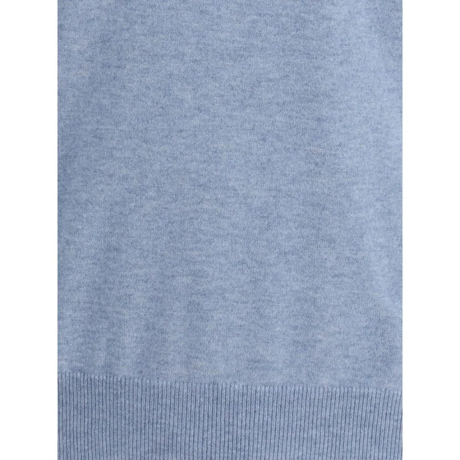 Brunello Cucinelli Blue Cashmere Sweater