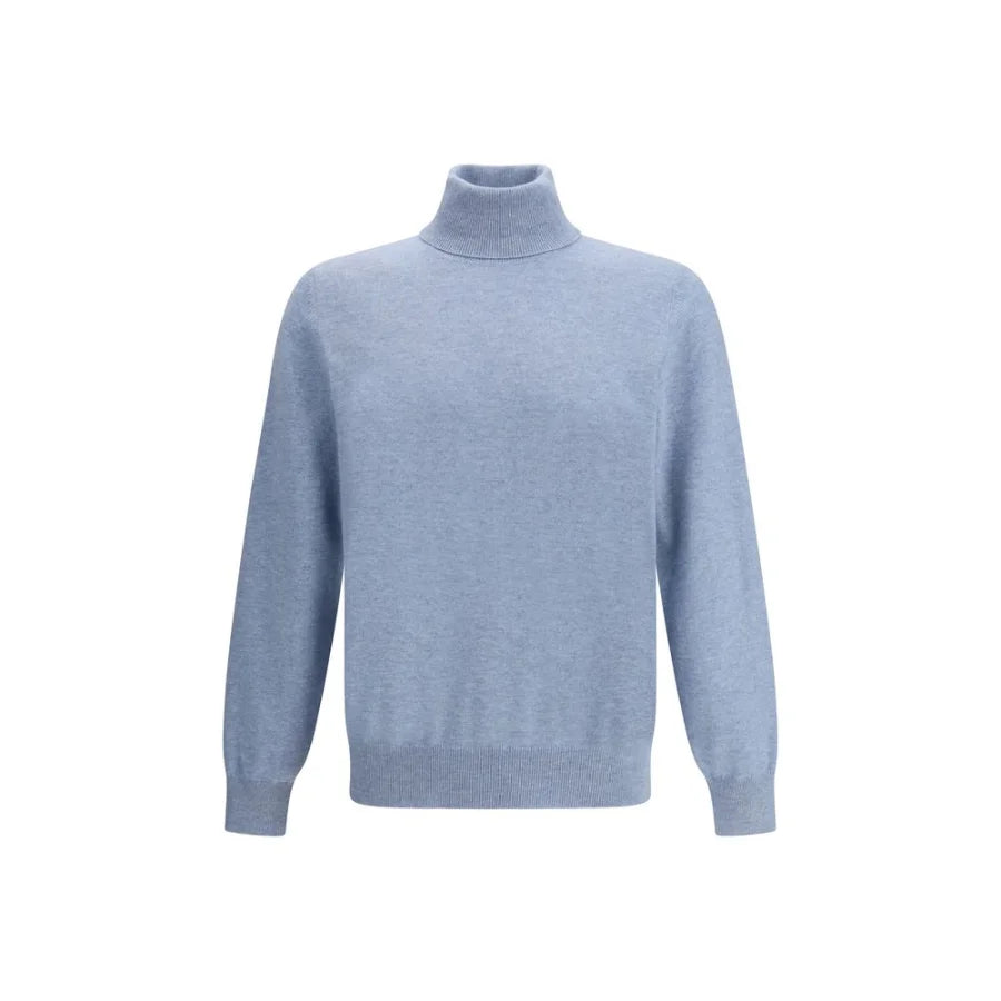 Brunello Cucinelli Blue Cashmere Sweater