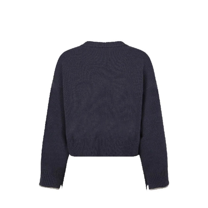 Brunello Cucinelli Blue Cashmere Sweater