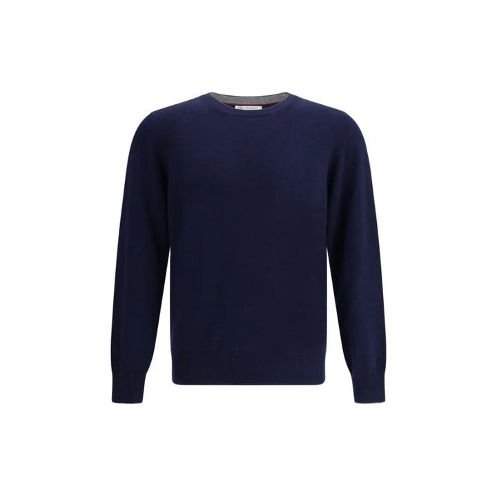 Brunello Cucinelli Blue Cashmere Sweater